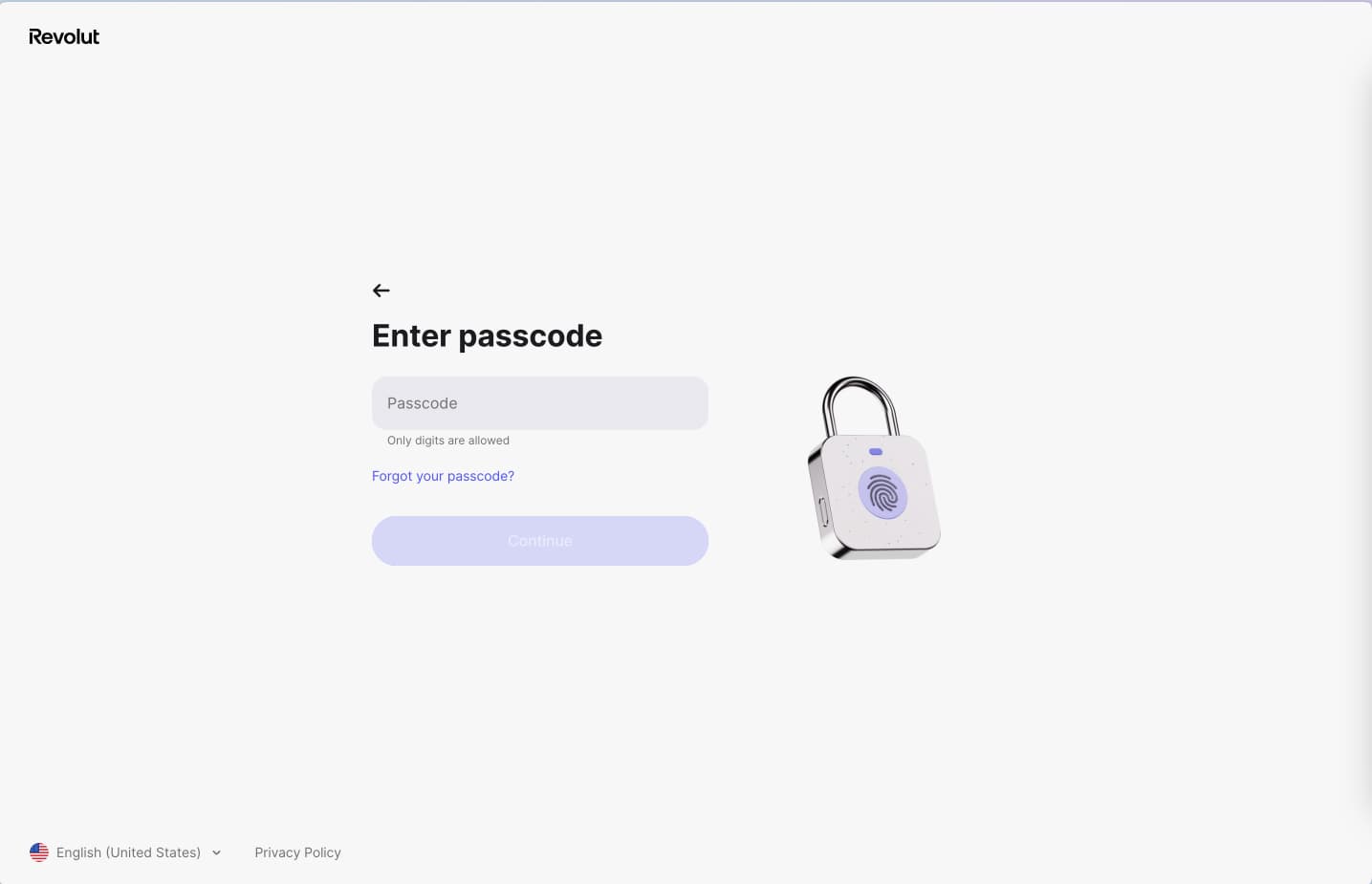 revolut log in screen shots + wireframes