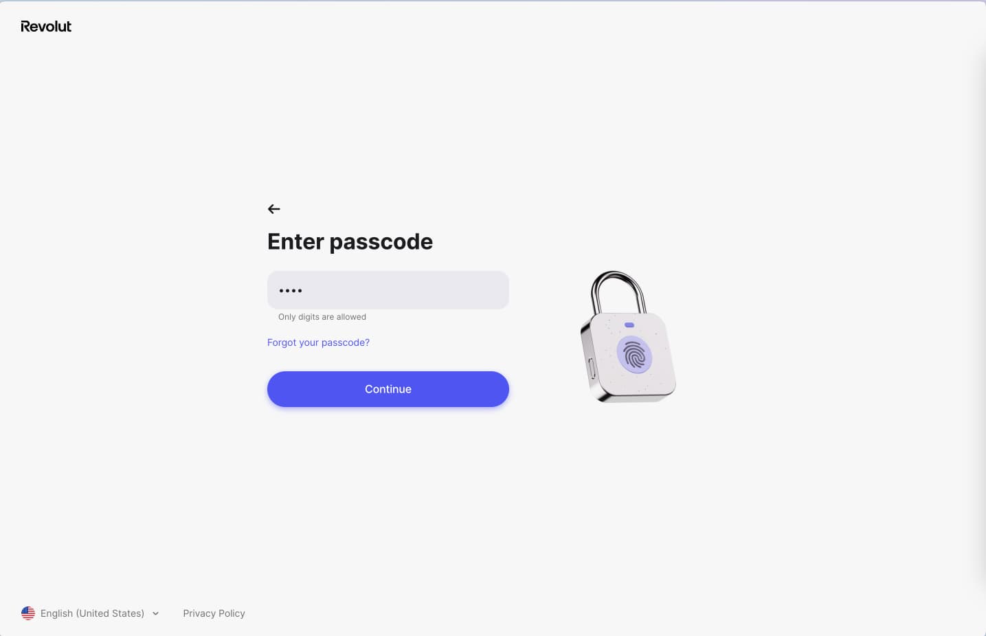 revolut log in screen shots + wireframes